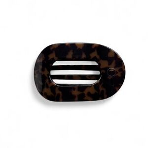 Teleties Tortoise Large Flat Round Clip